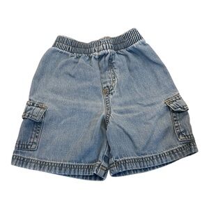 Vintage Little Legends Toddler Jean Shorts Size 24 Months 100% Cotton